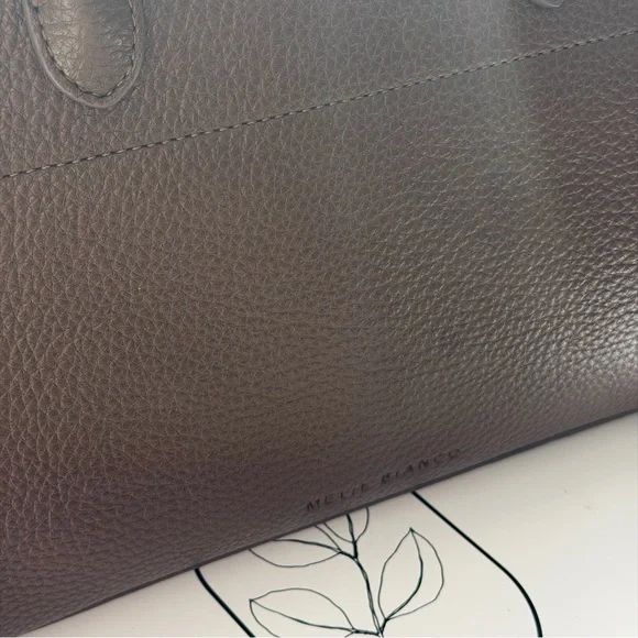 Melie Bianco Marlo Espresso Recycled Vegan Top Handle Bag(new in a box with tag) - Picture 4 of 14